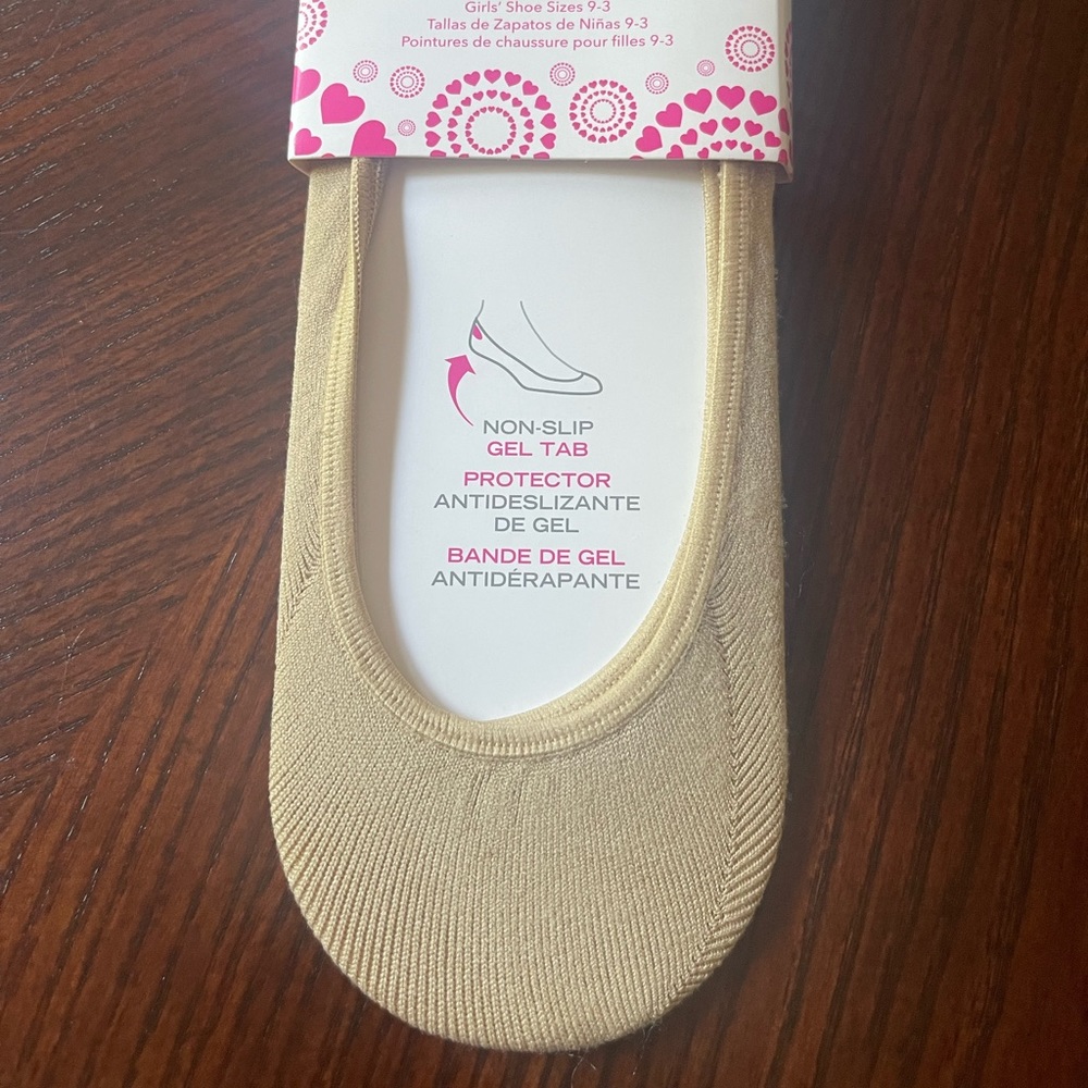 Liner Socks/Ultra Low Cut w/Gel Tab/Girls/Medium/Shoe 9-3